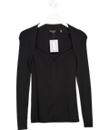 Ted Baker Black Helenh Sweetheart Neckline Knitted Top UK 10 - Reliked
