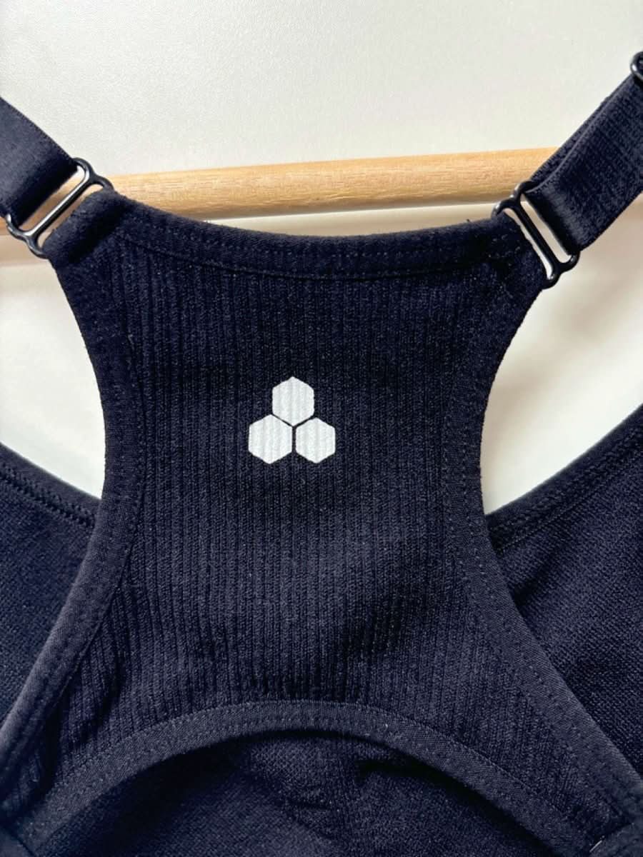 Tek Gear Black Sports Bra UK M - Reliked