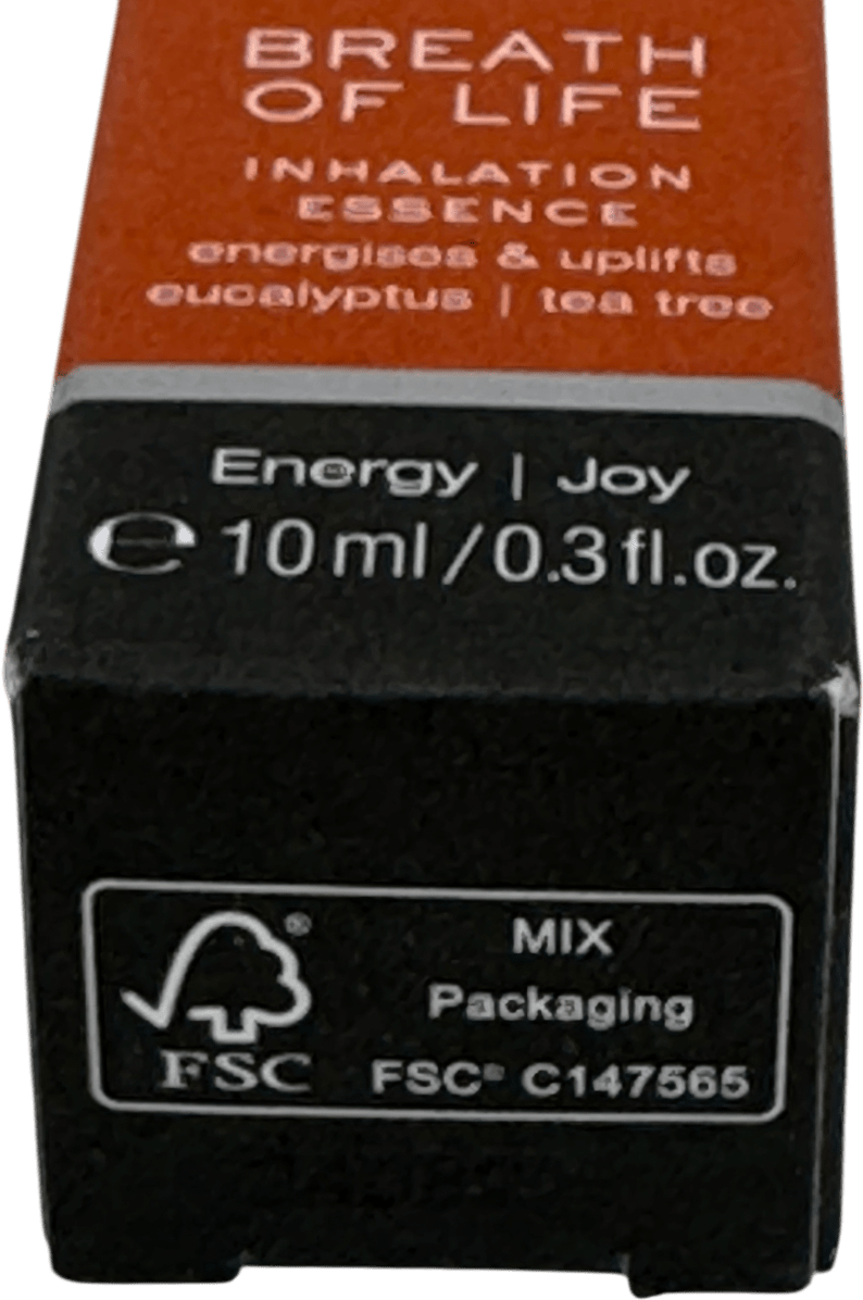 TempleSpa Breath Of Life - Aromatherapy Inhalation Essence - Energy 10ml - Reliked