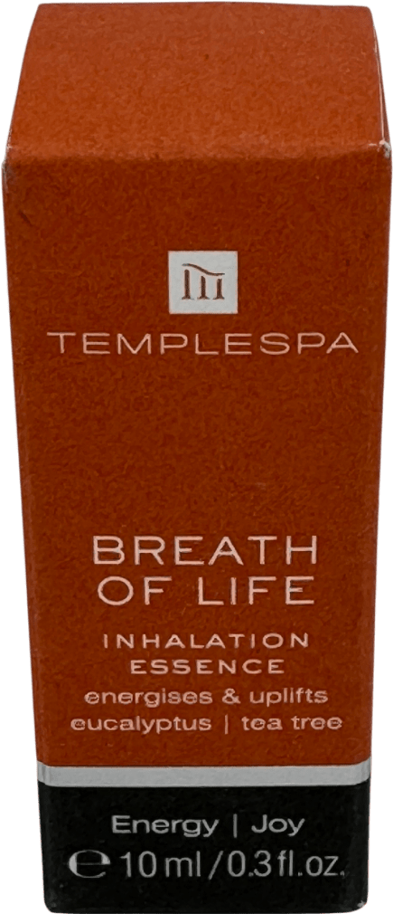 TempleSpa Breath Of Life - Aromatherapy Inhalation Essence - Energy 10ml - Reliked