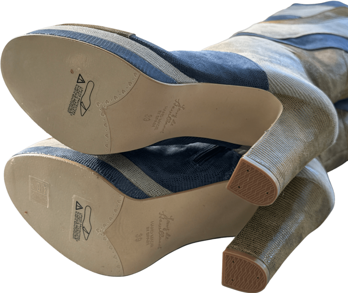 Terry De Havilland Green River Olive Platform Boots UK 6 EU 39 👠 - Reliked