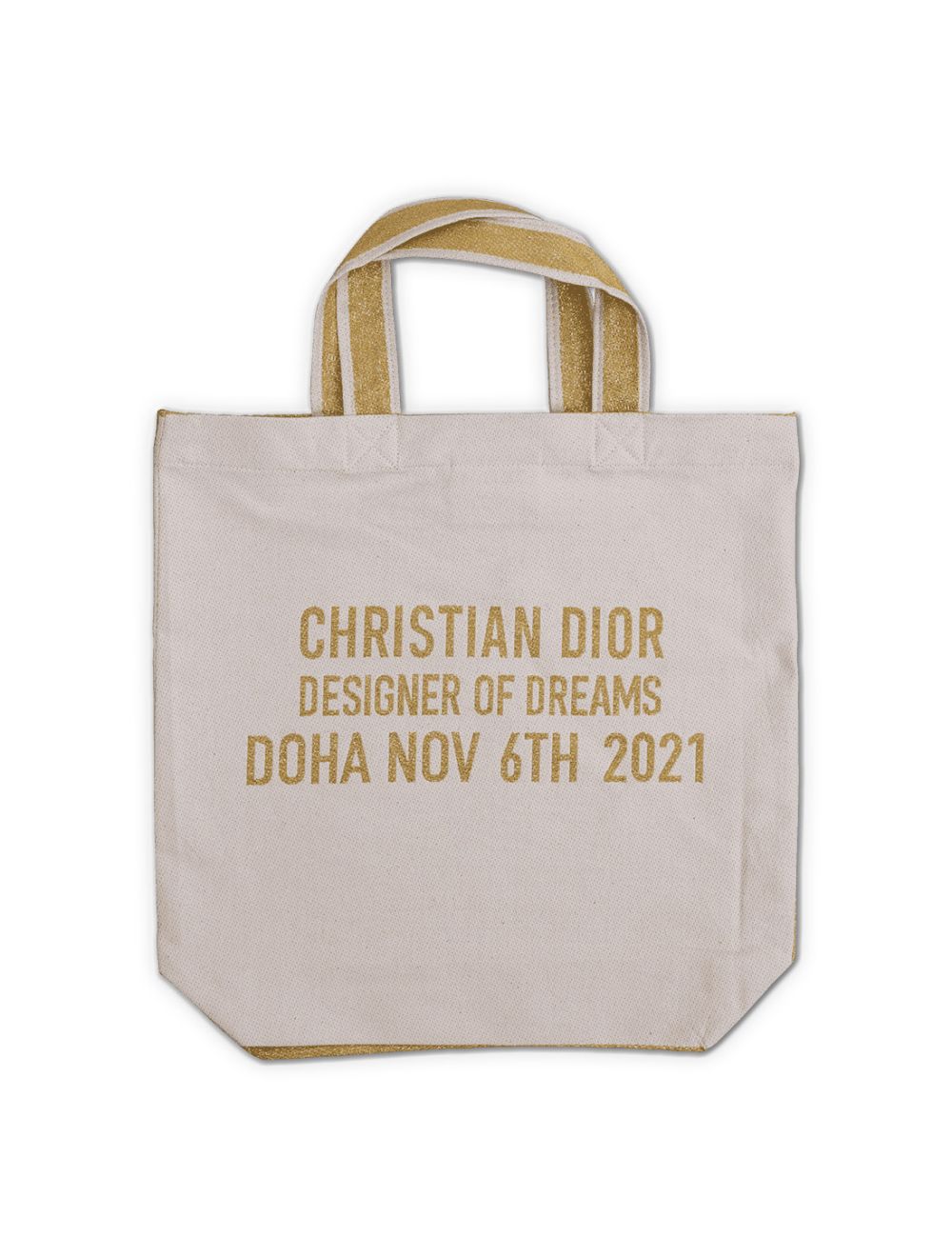 Christian Dior Gold Designer of Dreams Tote Bag