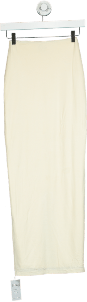 That’s So Fetch Cream Midi Skirt UK 4 - Reliked