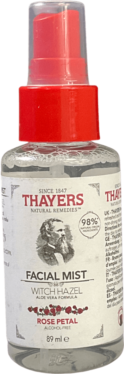 thayers Rose Petal Facial Mist 89m - Reliked
