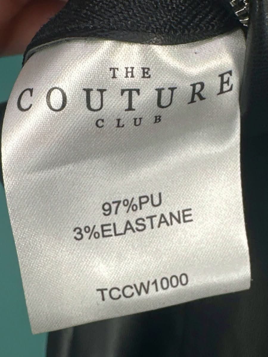 The Couture Club Black Faux Leather Leggings EU S - Reliked