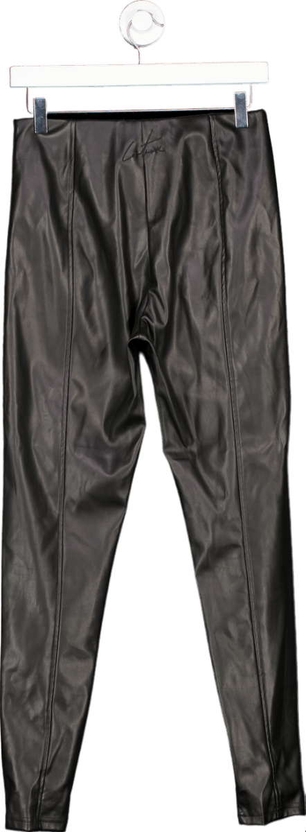 The Couture Club Black Faux Leather Leggings EU S - Reliked