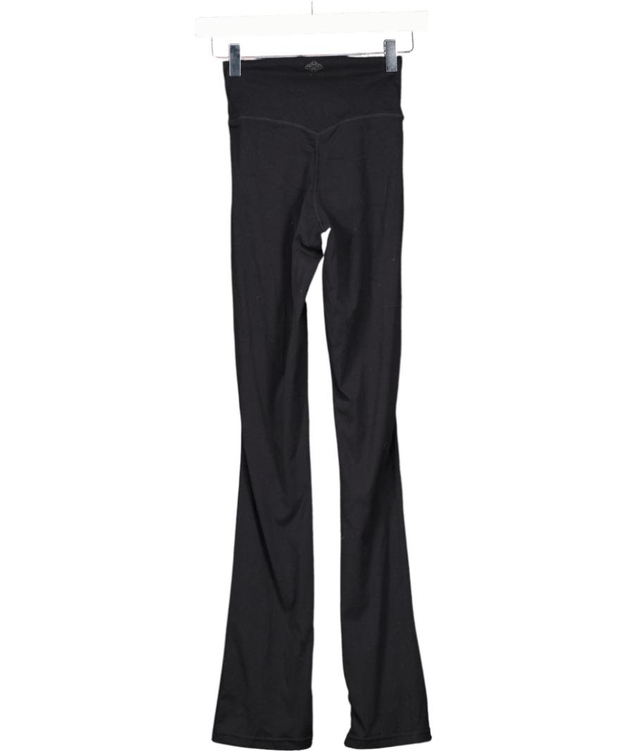 The Couture Club Black Sculpting Stretch Zip Hem Leggings UK 8 - Reliked