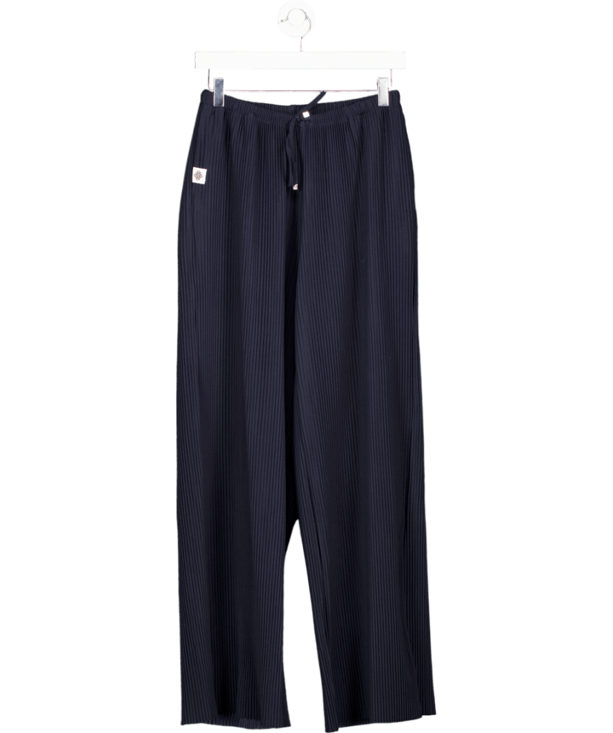 The Couture Club Blue Plisse Trousers UK 8 - Reliked