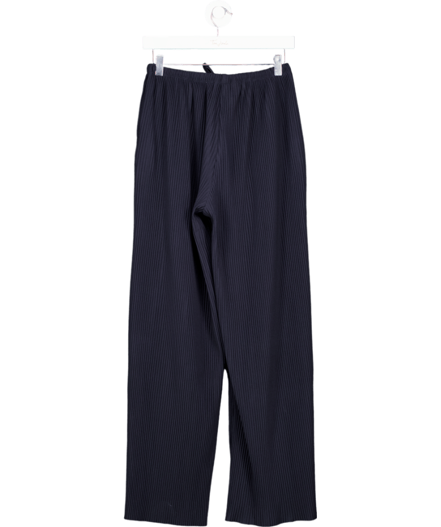 The Couture Club Blue Plisse Trousers UK 8 - Reliked