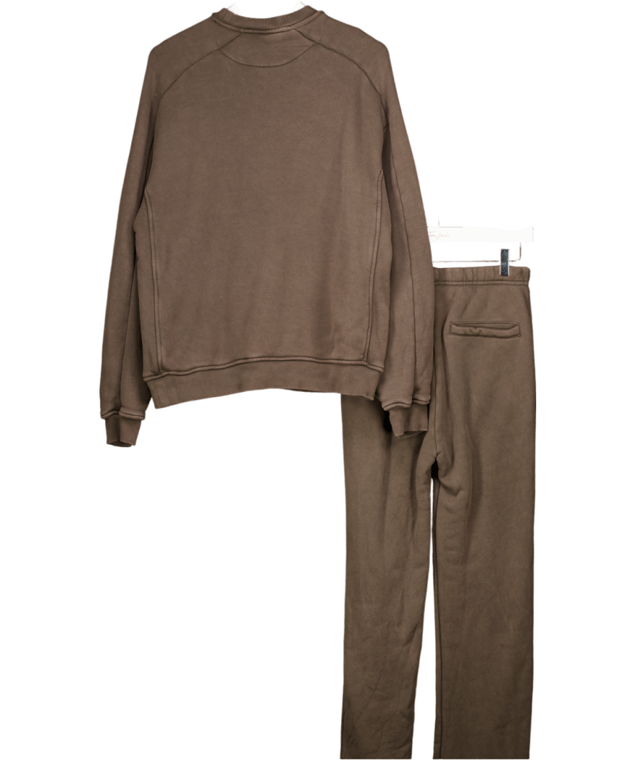 The Couture Club Chocolate Brown 2 - piece Sweatshirt And Joggers Set UK 8 - Reliked