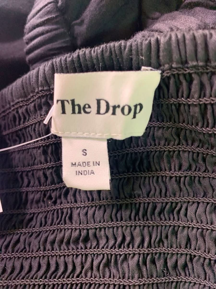 The Drop Black Strapless Maxi Dress UK S - Reliked