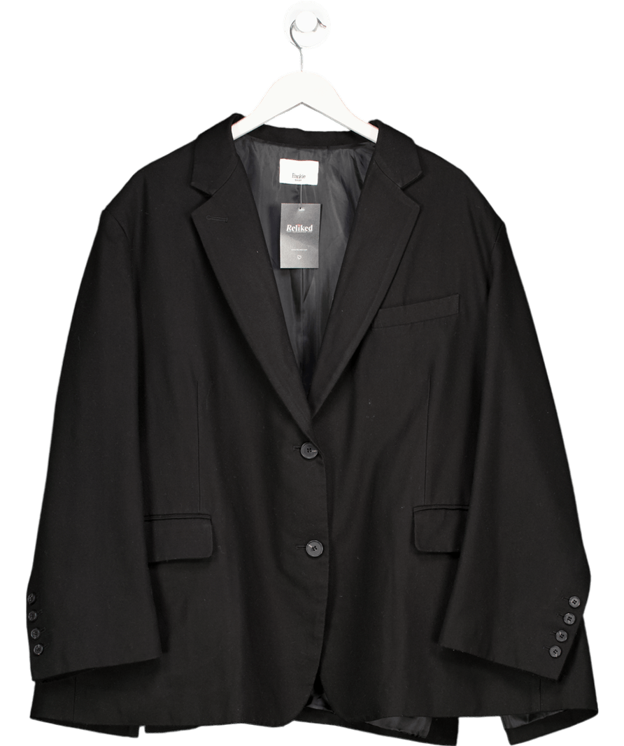 The Frankie Shop Black Frankie Oversized Boyfriend Blazer One Size - Reliked