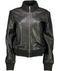The Frankie Shop Tobias Leather Jacket - Black UK M - Reliked