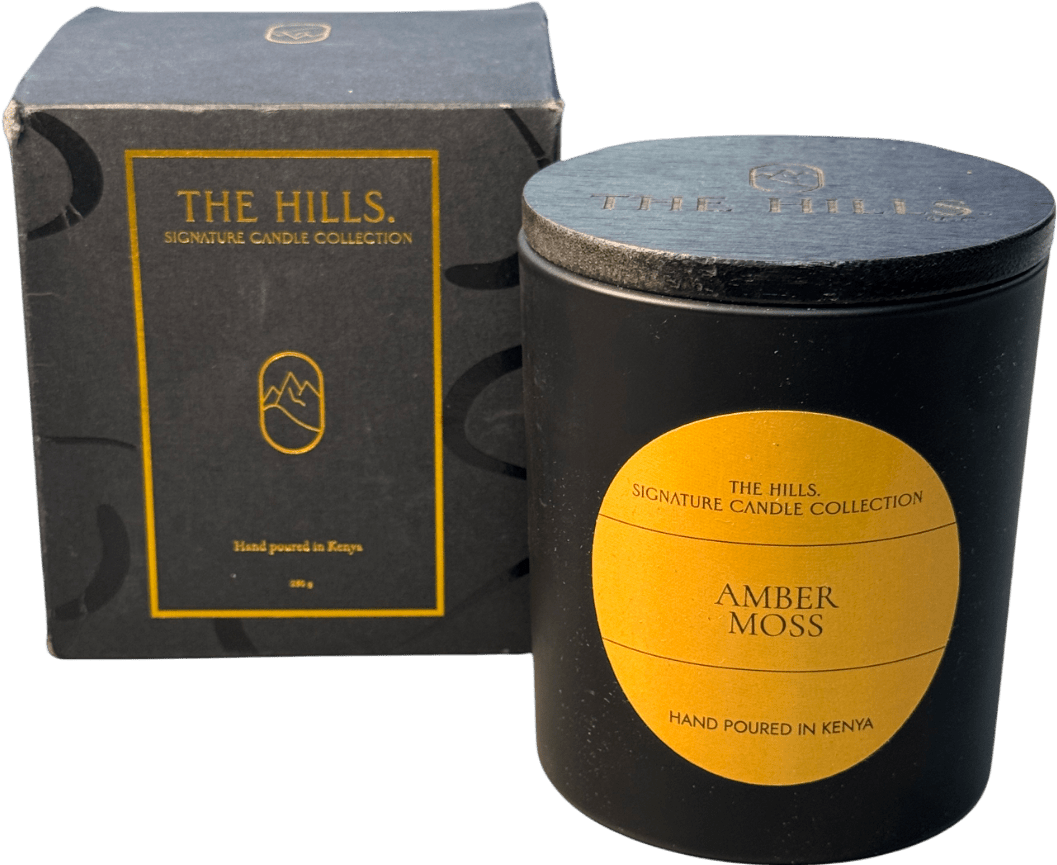 THE HILLS Signature Collection Amber Moss Candle 250g - Reliked