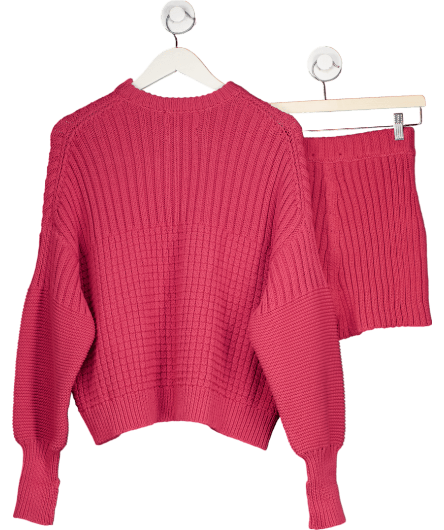 The knotty ones Pink Pilnatis Cotton Shorts And Delčia Jumper One Size - Reliked