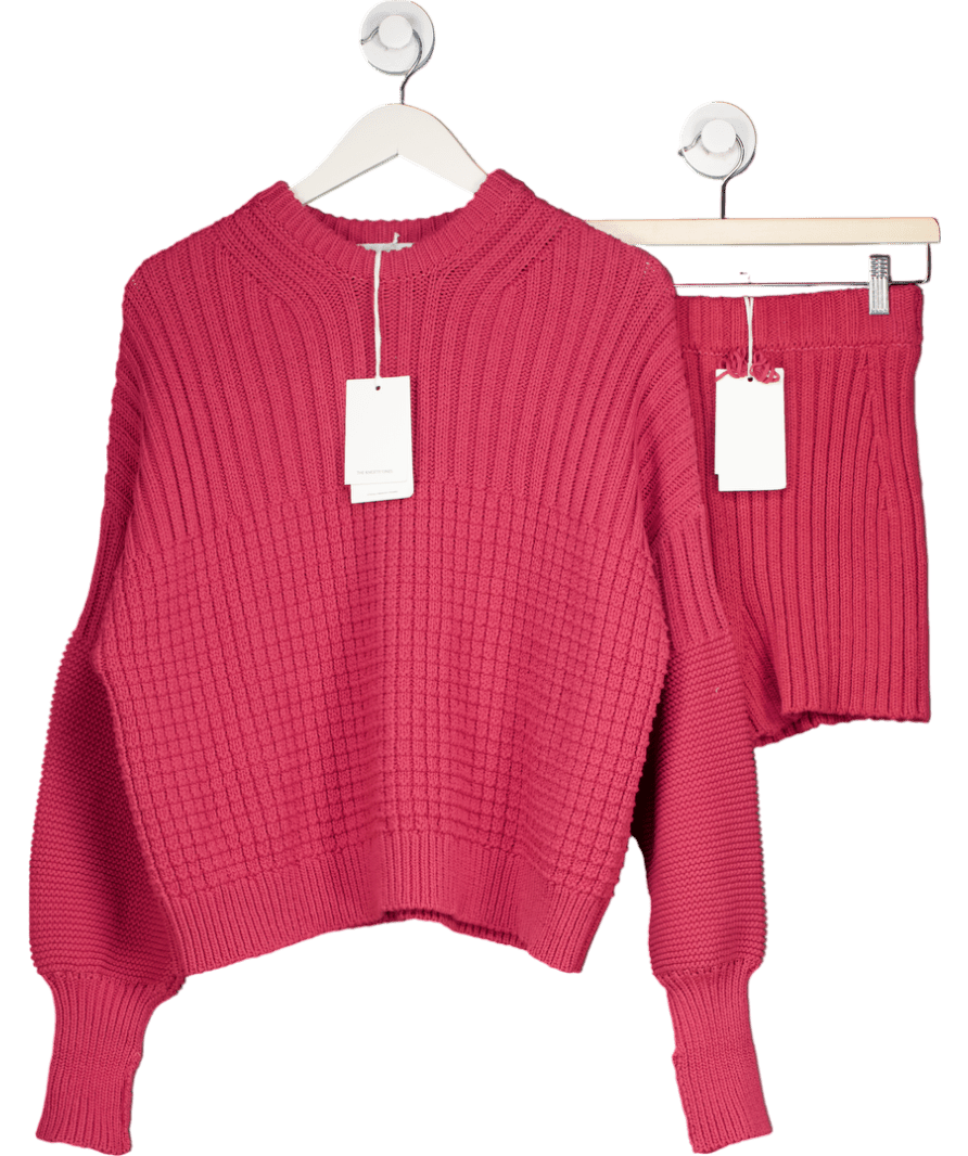 The knotty ones Pink Pilnatis Cotton Shorts And Delčia Jumper One Size - Reliked