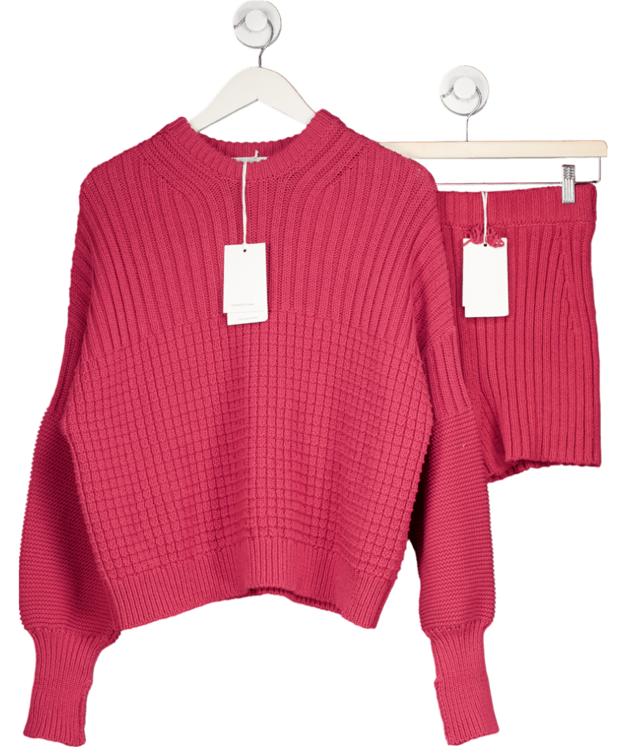 The knotty ones Pink Pilnatis Cotton Shorts And Delčia Jumper One Size - Reliked