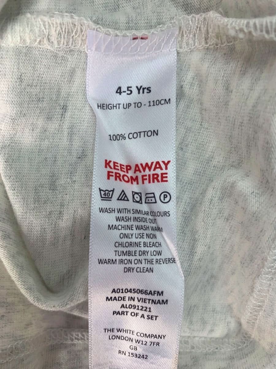 The Little White Company Grey Sun Embroidered T-Shirt and Shorts Set 4 - 5 Years - Reliked