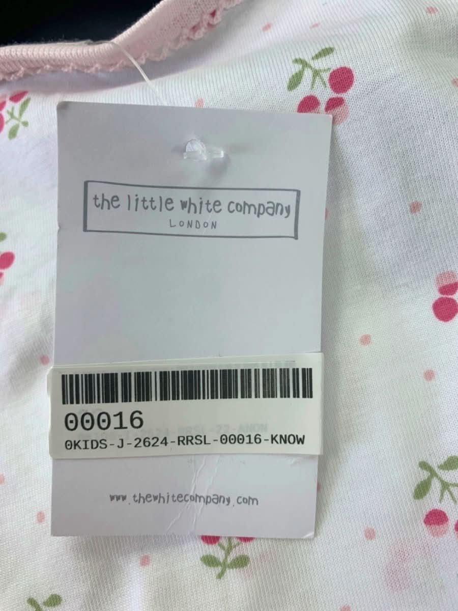 The Little White Company Multi Cherry Print Pyjama 4 - 5 Years - Reliked