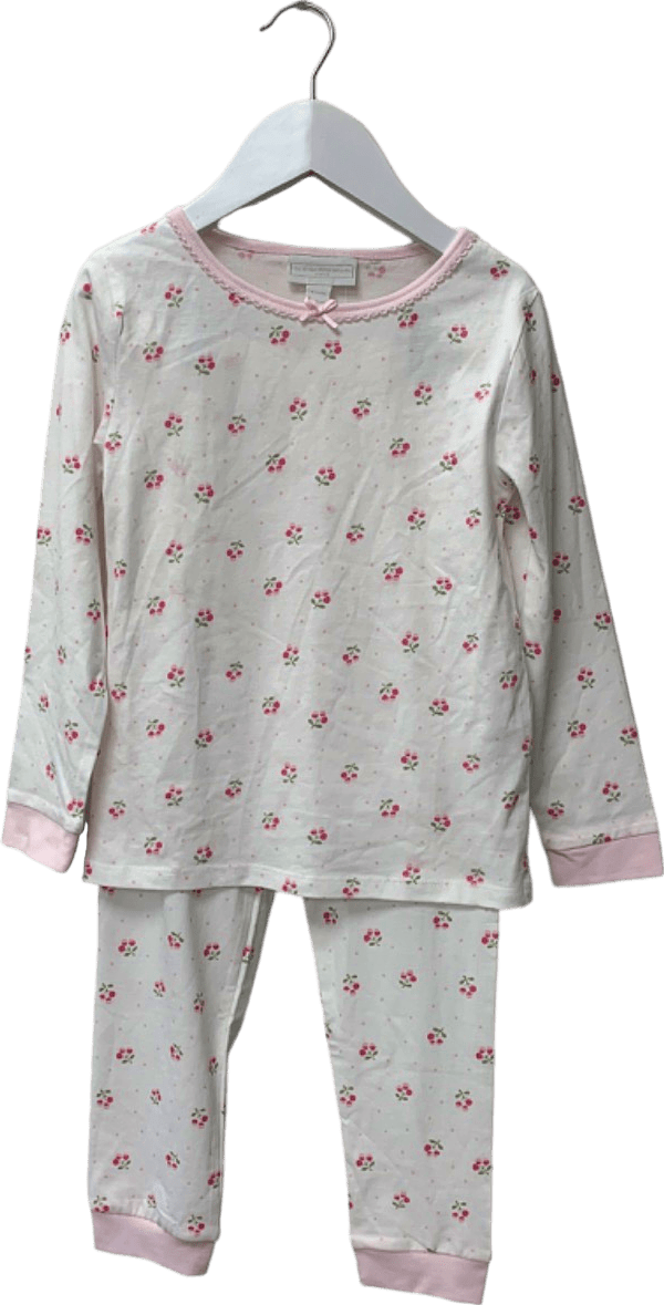 The Little White Company Multi Cherry Print Pyjama 4 - 5 Years - Reliked