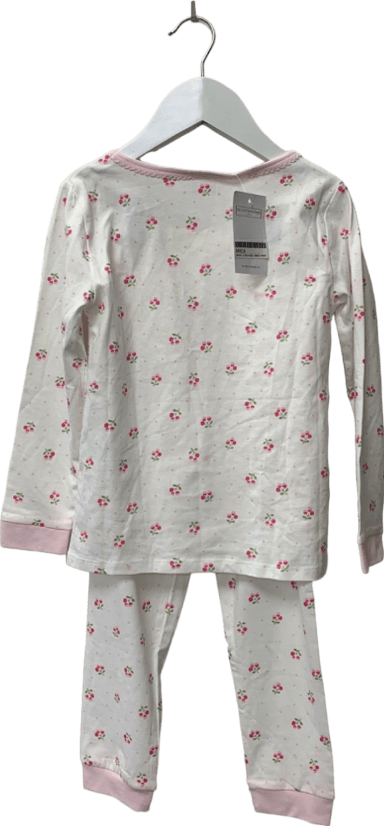 The Little White Company Multi Cherry Print Pyjama 4 - 5 Years - Reliked