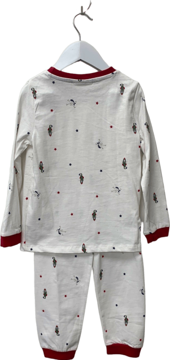 The Little White Company Multi Parrot Print Pyjama 4 - 5 Years - Reliked