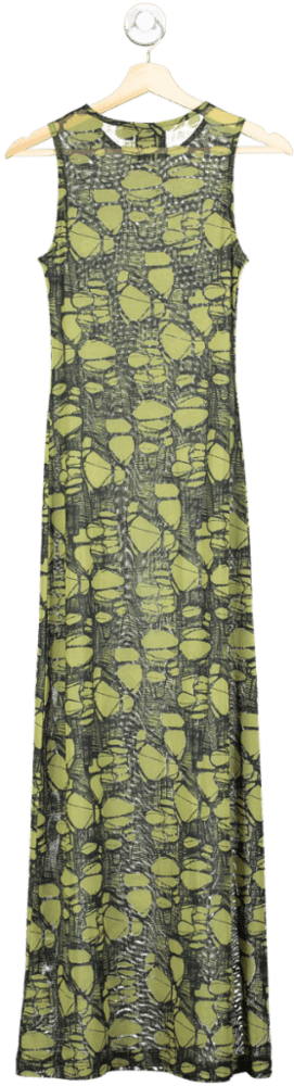 The Ragged Priest Green Sheer Maxi Dress UK 6 - Reliked