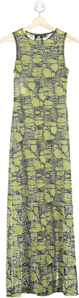 The Ragged Priest Green Sheer Maxi Dress UK 6 - Reliked