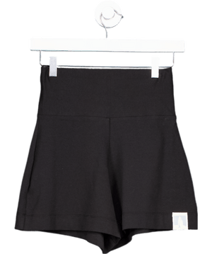 The sacred threads co Black Logo Print Shorts UK S