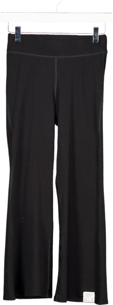 The sacred threads company Black Logo Print Flares UK S - Reliked