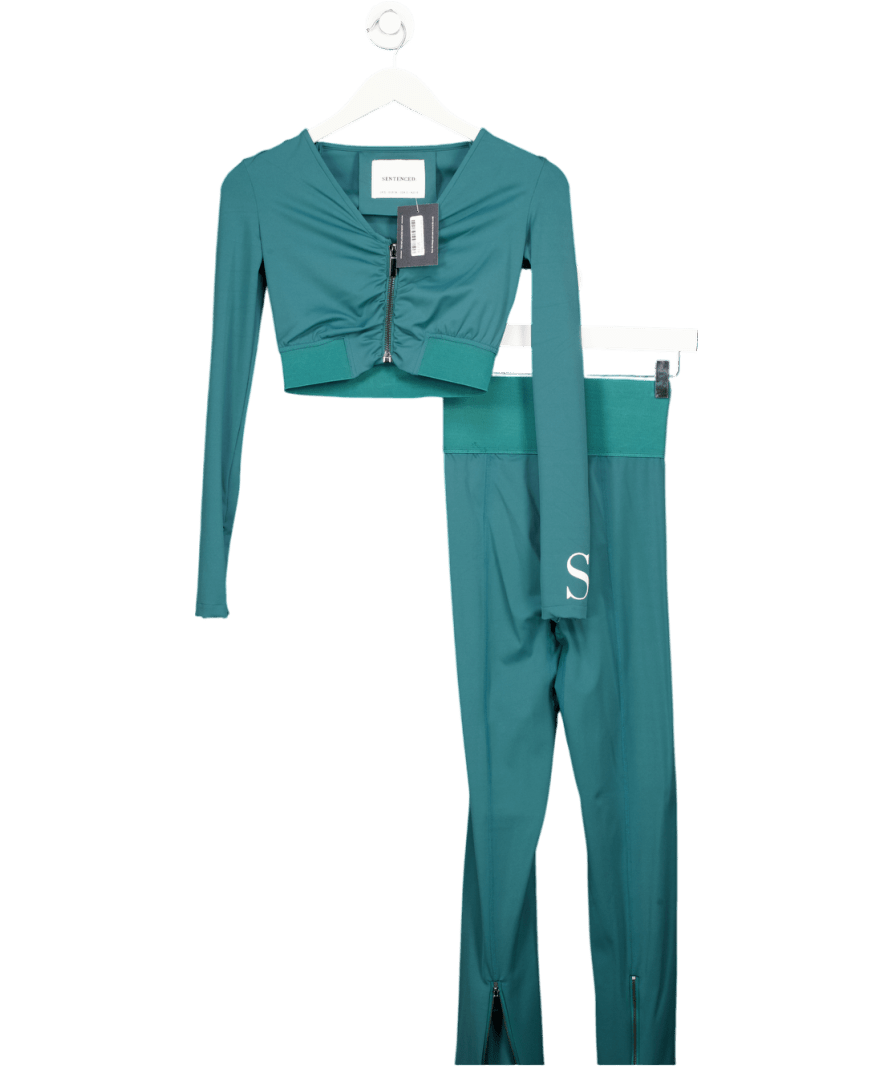 The Sentenced Green 2 - piece Contemporary Tracksuit UK 6 - Reliked