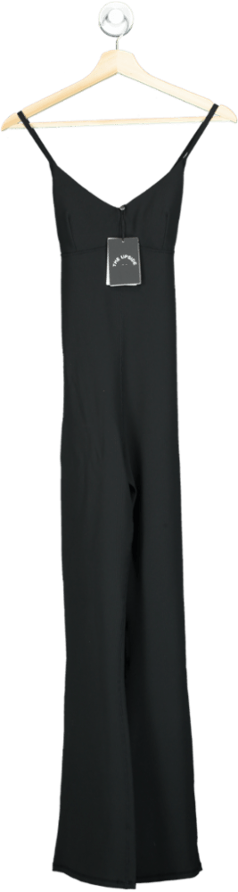 The Upside Black Ribbed Osaka Catsuit UK S - Reliked