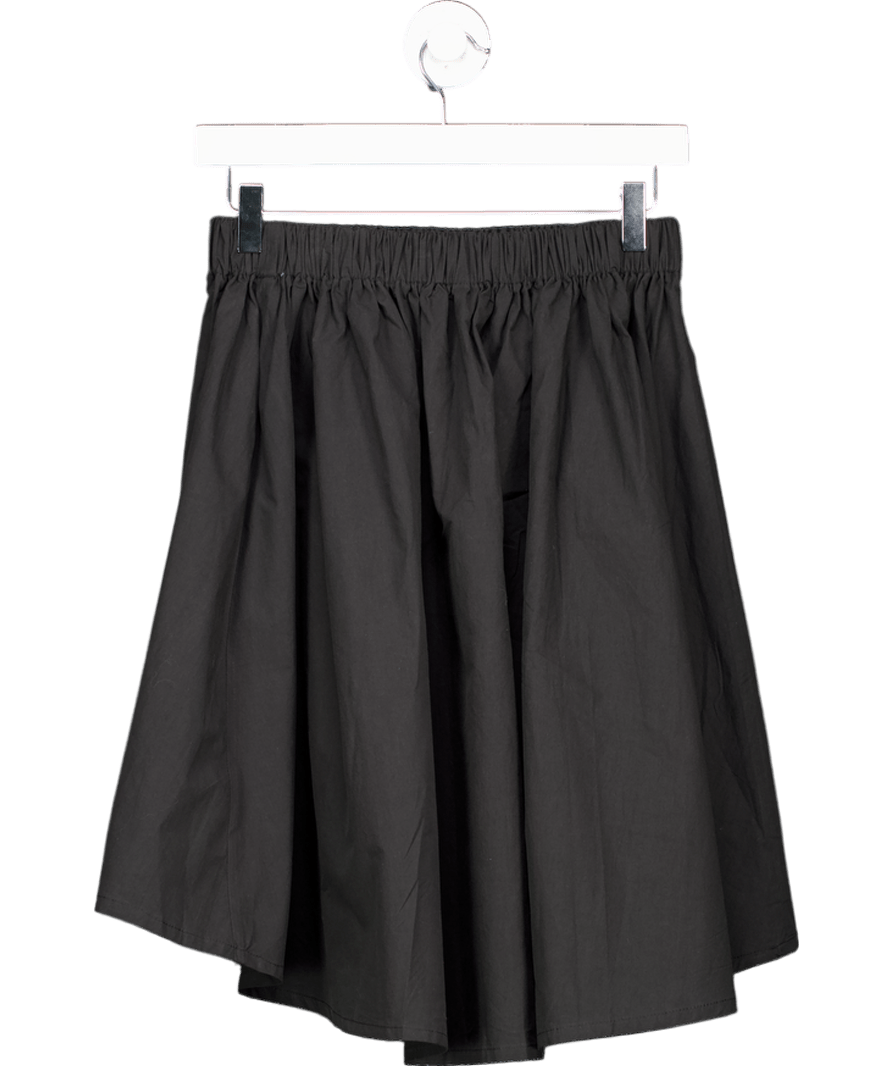 The waiting room Black Pleated Midi Skirt UK 6 - Reliked