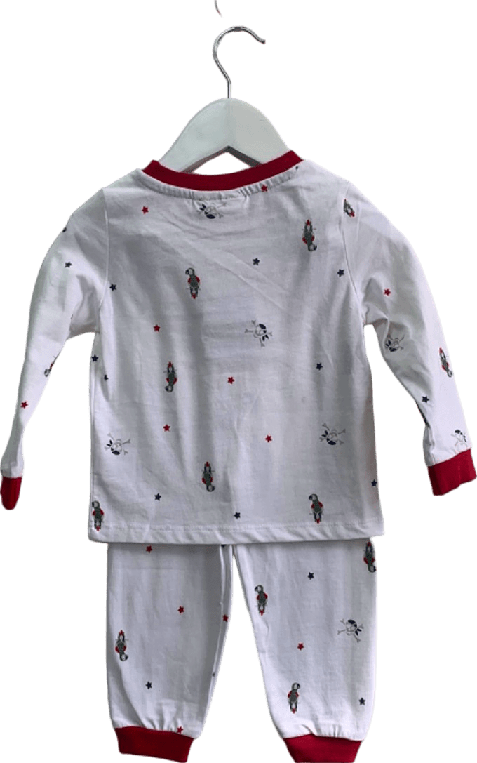 The White Company Multi Parrot Print Pyjama 1 - 1.5 Years - Reliked