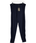 The White Company Navy Blue Cotton Cashmere Knitted Jogger UK XL - Reliked