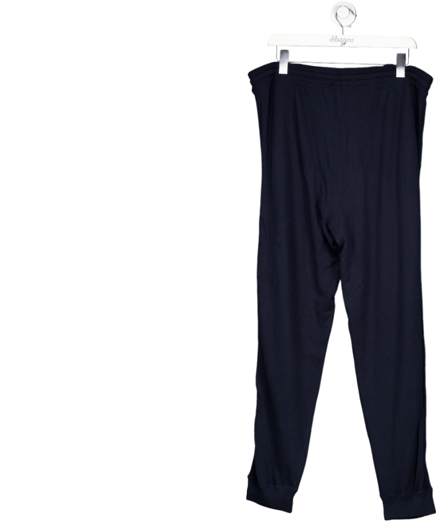The White Company Navy Blue Cotton Cashmere Knitted Jogger UK XL - Reliked