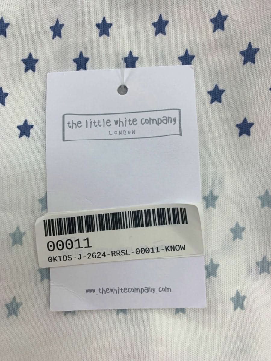 The White Company White/Blue Star Stripe Pyjama 4 - 5 Years - Reliked