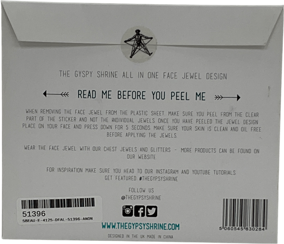 thegypsyshrine Metallic The Gypsum Shrine Body Art One Size - Reliked