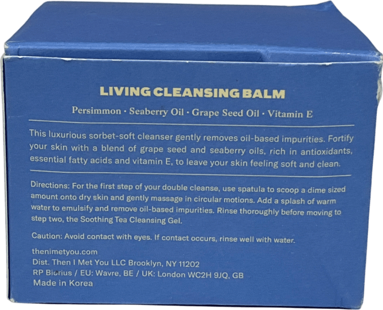 then i met you Living Cleansing Balm 90g - Reliked