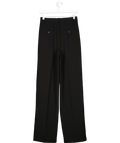 Theory Black Admiral Crepe Trousers Uk 2/ UK XXXS - Reliked