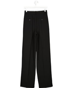 Theory Black Admiral Crepe Trousers Uk 2/ UK XXXS
