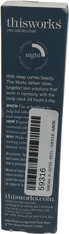 This Works Deep Sleep Pillow Spray 75ml - Reliked