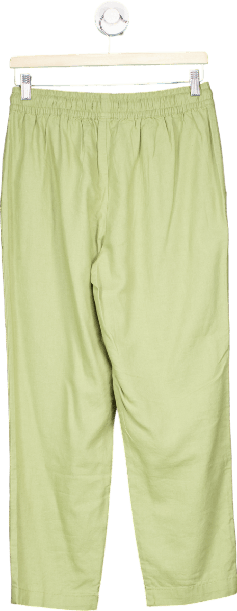 Threadbare Sage Green Rosewood Linen Trouser UK 12 - Reliked