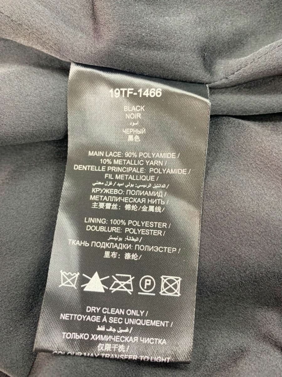 Three Floor Black Lace Midi Dress UK 8 - Reliked