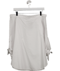 TIBI New York White Cotton Tie Sleeve Bardot Top Us4 UK 8 - Reliked