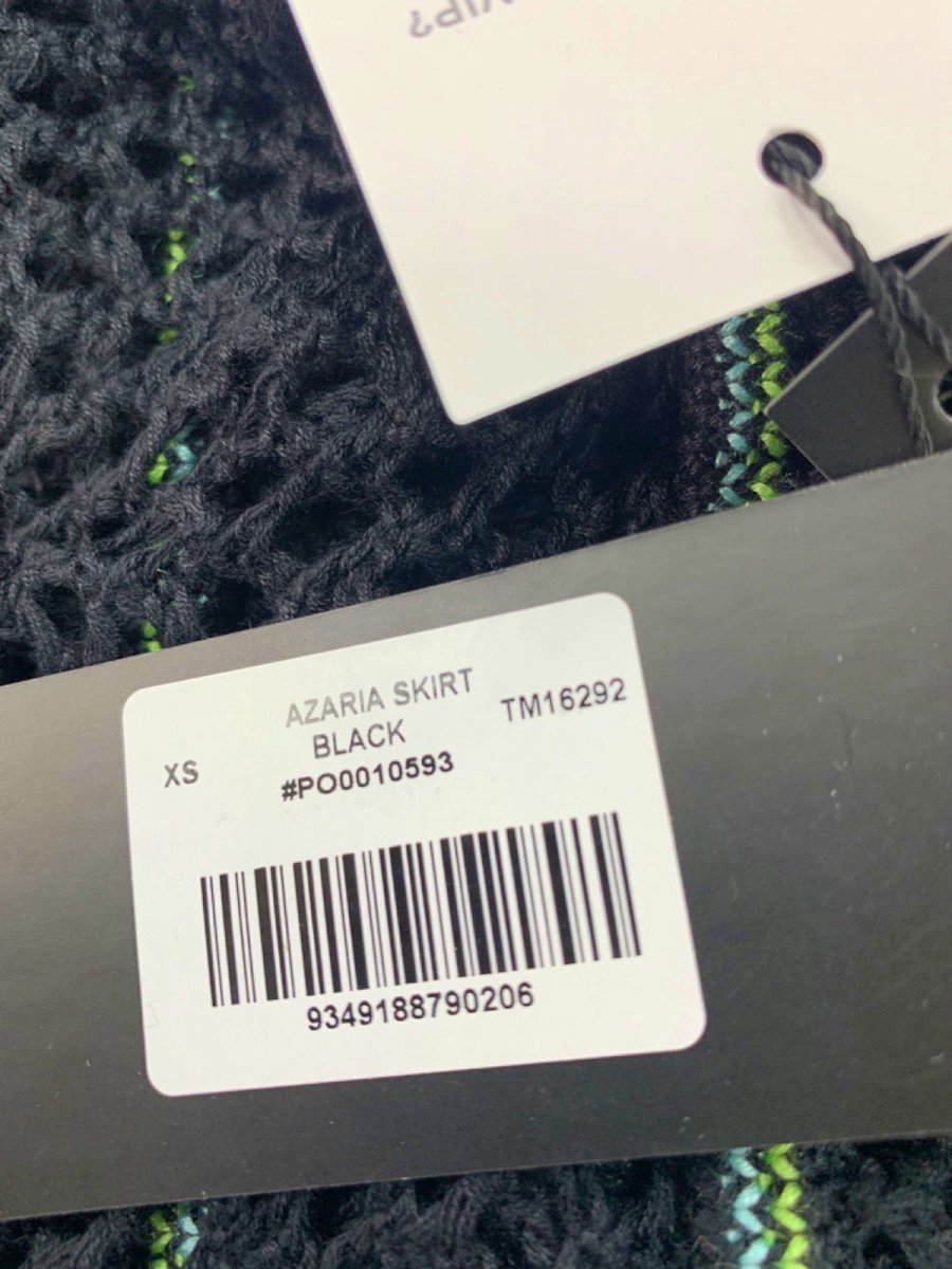 Tiger Mist Black Azaria Skirt XS - Reliked