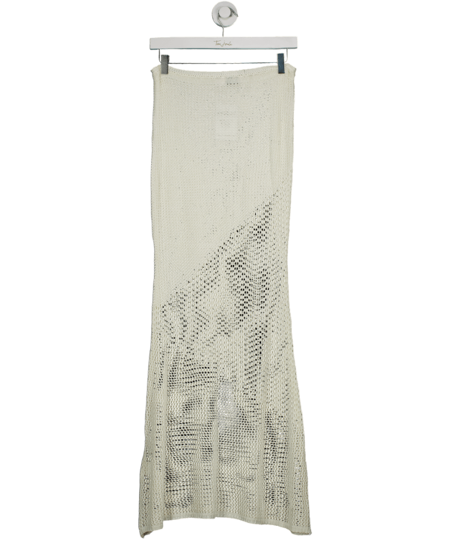 Tiger Mist Cream Macauley Skirt UK M - Reliked