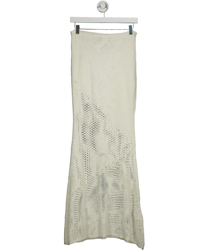 Tiger Mist Cream Macauley Skirt UK M - Reliked