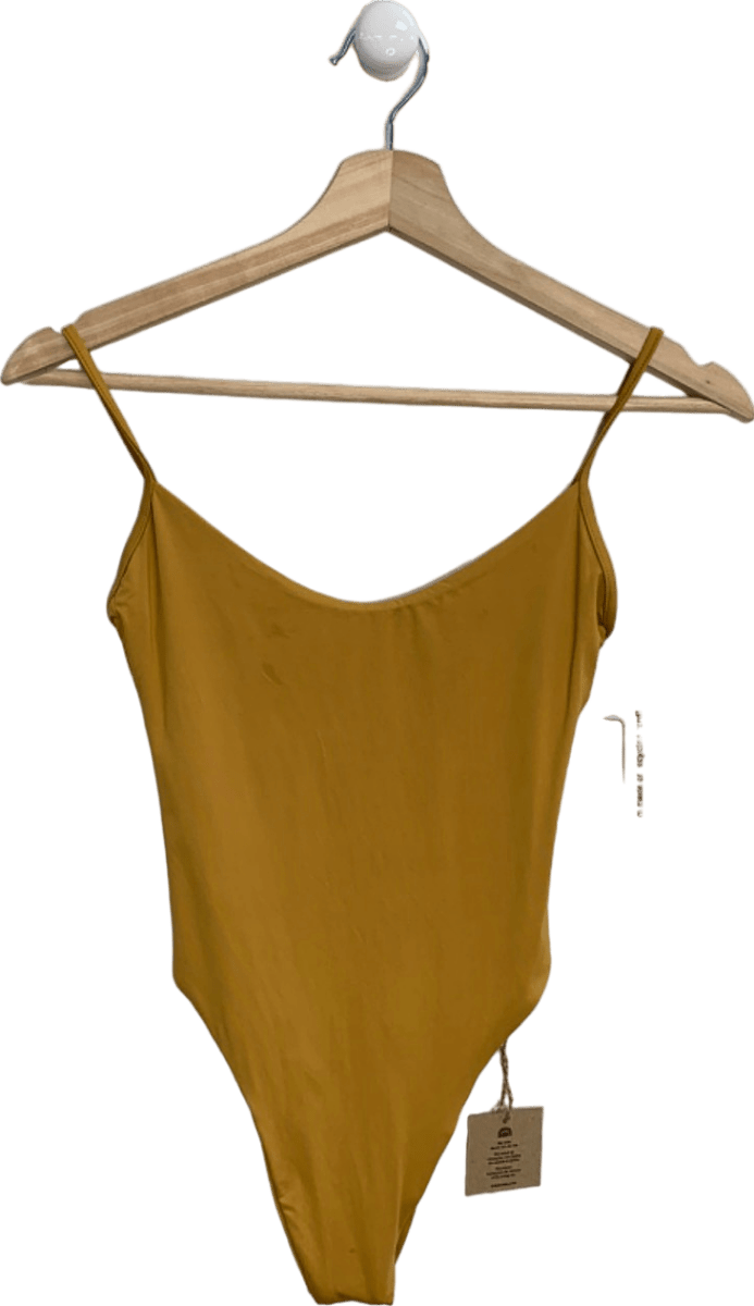 Toast Swim Mustard Yellow Swimsuit XS - Reliked