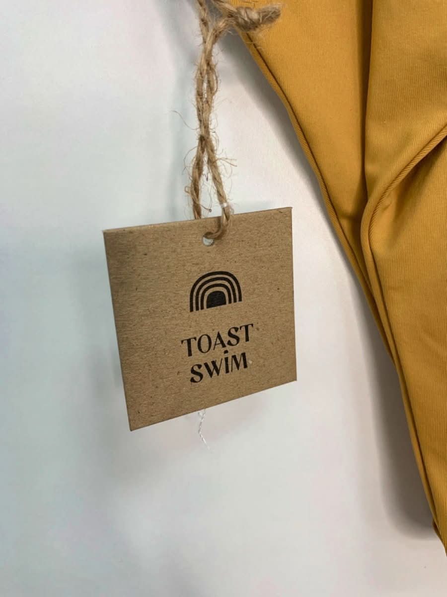 Toast Swim Mustard Yellow Swimsuit XS - Reliked